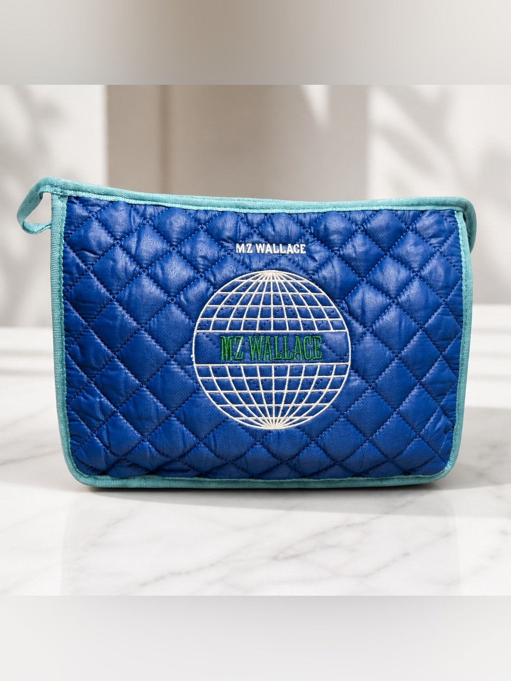 MZ Wallace Earth Day Metro Clutch Quilted Travel Organizer NWT
